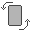 an image showing to turn your device to landscape
